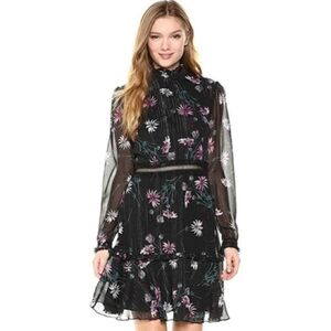 Anthropologie Donna Morgan High-Neck Floral Dress 16